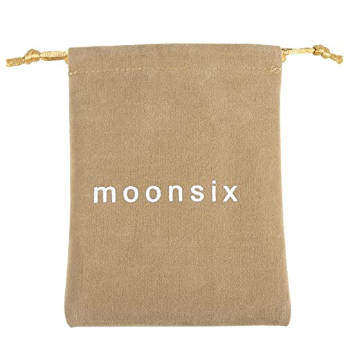 moonsix 7 Crystal Raw Stones Wind Chime for Home Garden Decor Hanging Healing Wind Chimes Outdoor Indoor, 17-22 inch