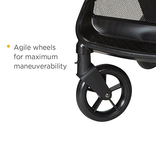 Safety 1st Smooth Ride Travel System Stroller and Car Seat OnBoard 35 LT - Efficient Infant Car Seat Stroller and Infant Car Seat and Stroller Combo, Monument