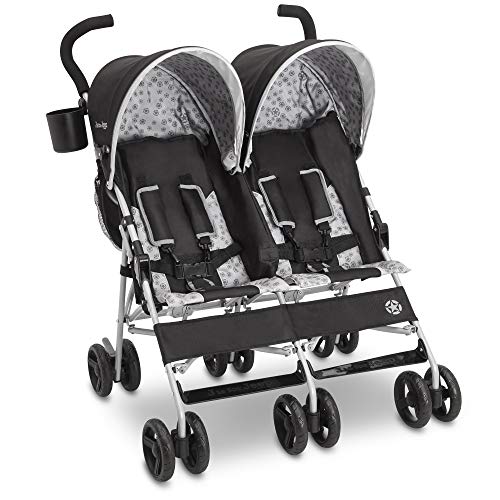 Jeep Scout Double Stroller, Lunar Burgundy