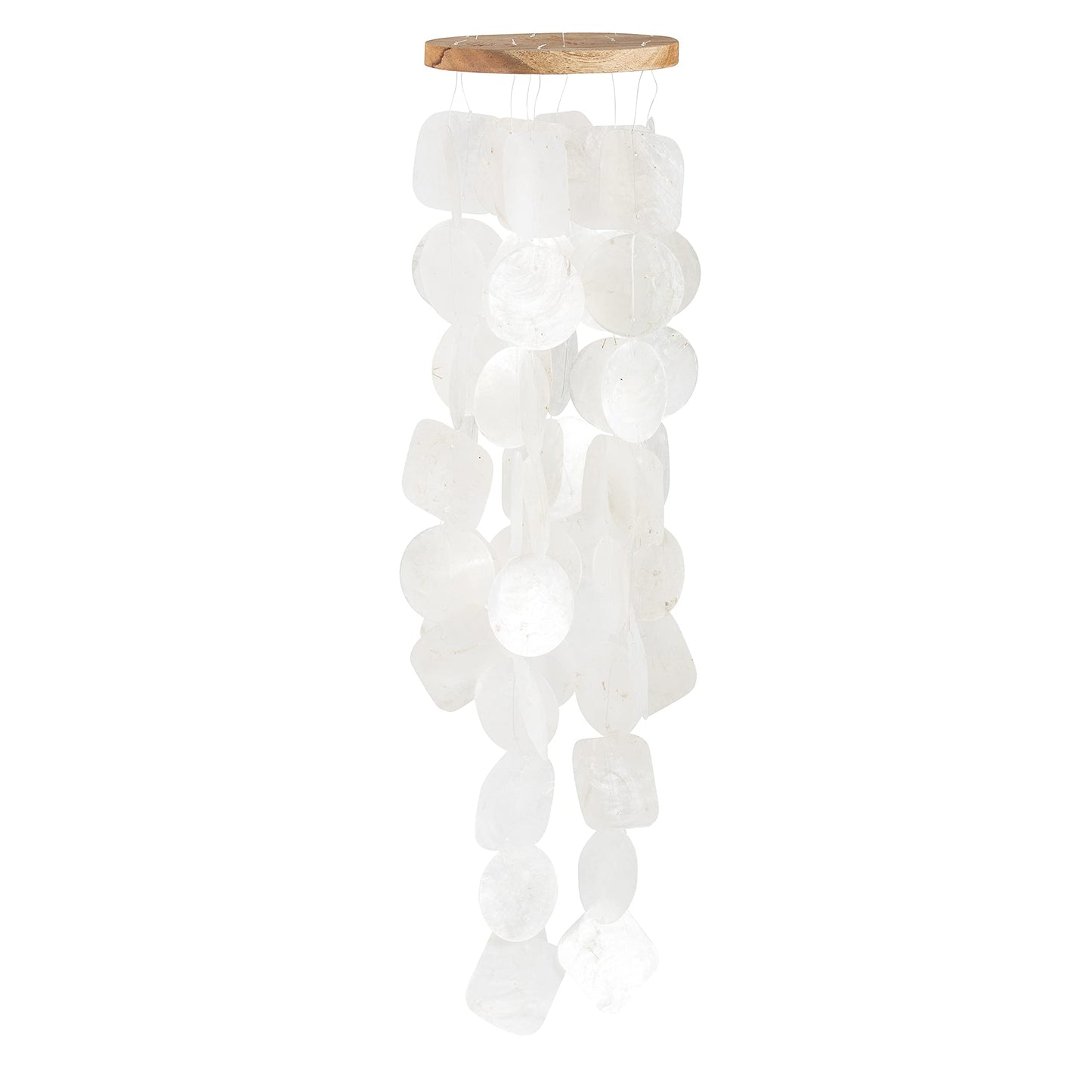 Solange & Frances Wind Chimes for Outside – Turquoise Capiz Shells Wind Chime Garden Decorations Outdoor, Unique Gifts for Women, Gifts for Mom or Birthday Gifts